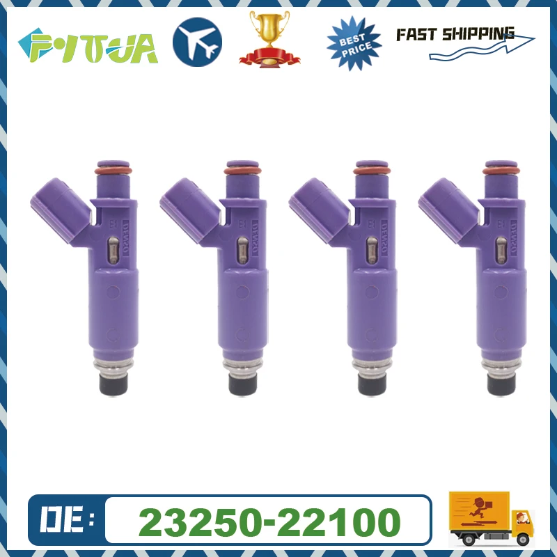 

4pcs Fuel injector 23250-22100 23209-22100 FOR TOYOTA MR2 CELICA AVENSIS VVTI 1.8 16V 1ZZ-FE