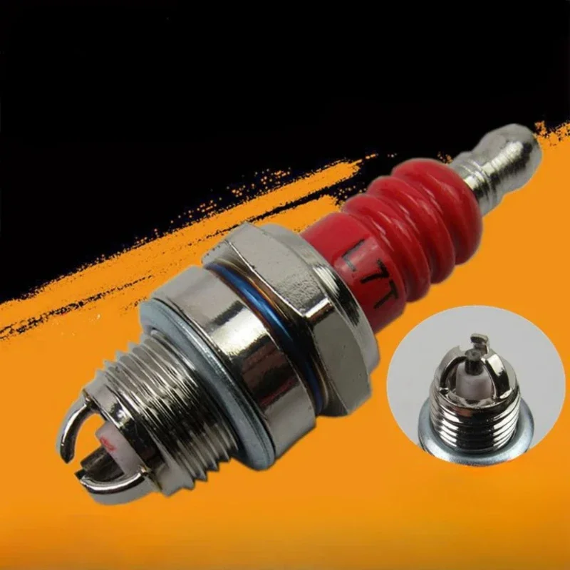 Three-sided Pole Spark Plug L7T 2 Stroke Electrode Gasoline Chainsaw Brush Cutter Engine 2500 3800 4500 5200 Replace Accessories