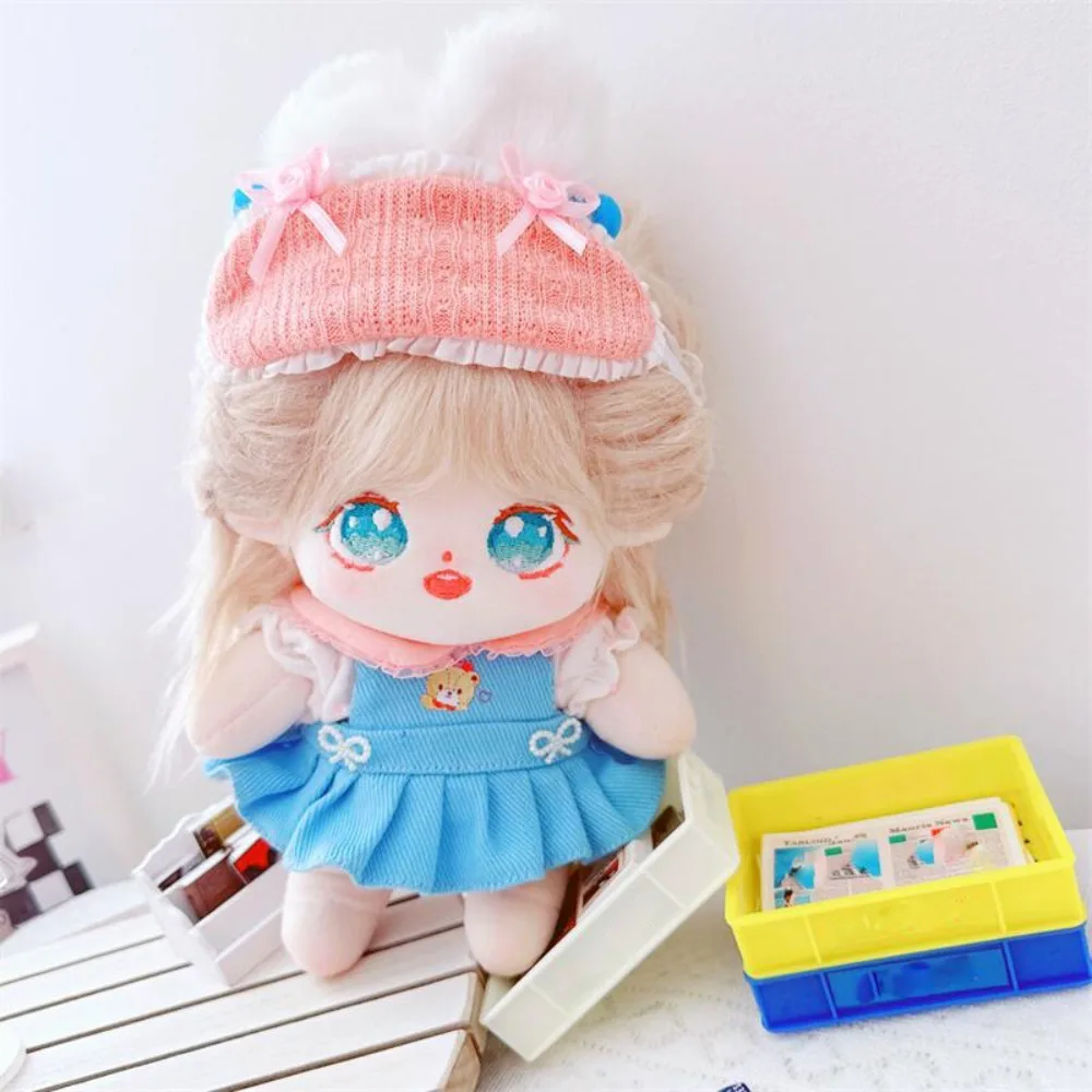 

Replacement Outfit 20CM Cotton Doll Clothes Plush Patch Sweet Skirt Stuffed Doll Clothes Suit Changing Cowboy Dress