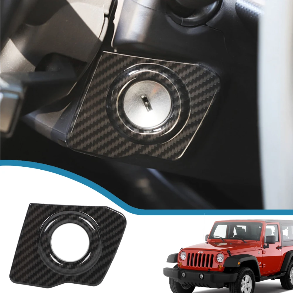 

Car Start Key Button Knob Switch Decoration Cover for Jeep Wrangler JK 2007-2017 Jeep Compass 2007-2016 Interior Accessories ABS