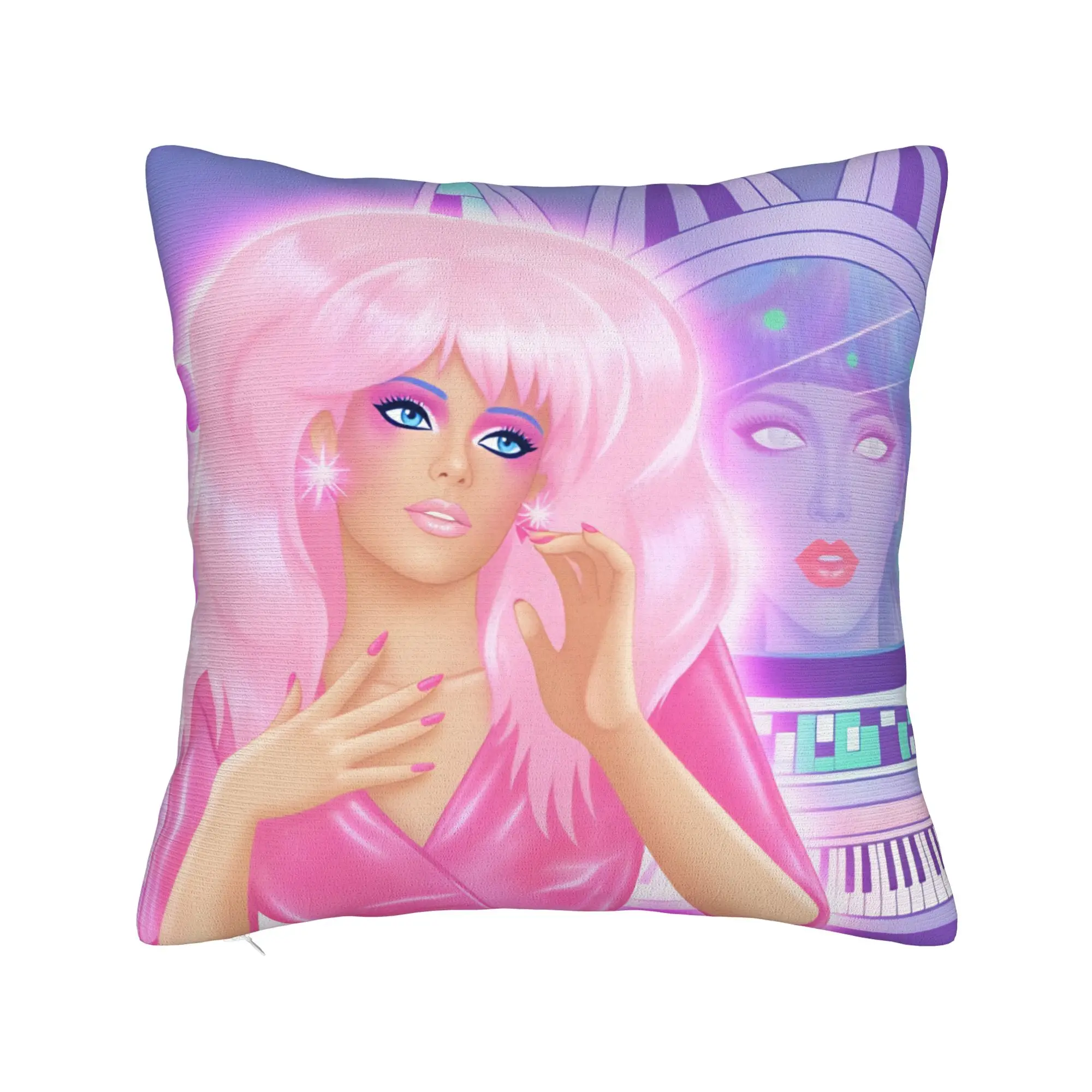 Jem And The Holograms Movie Pillow Cover  Vintage Pillow Case For Sofa Home Decor Custom Pillowcases Birthday Gift