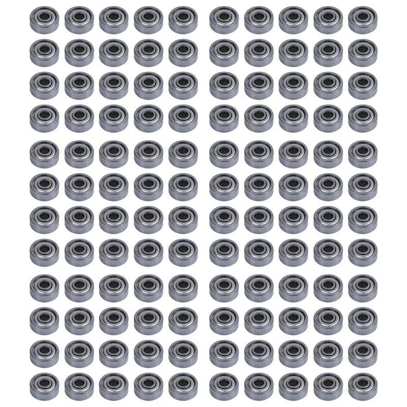 

120 Pcs 624ZZ 4Mm X 13Mm X 5Mm Carbon Steel Shielded Radial Ball Bearings Deep Groove Ball Bearings