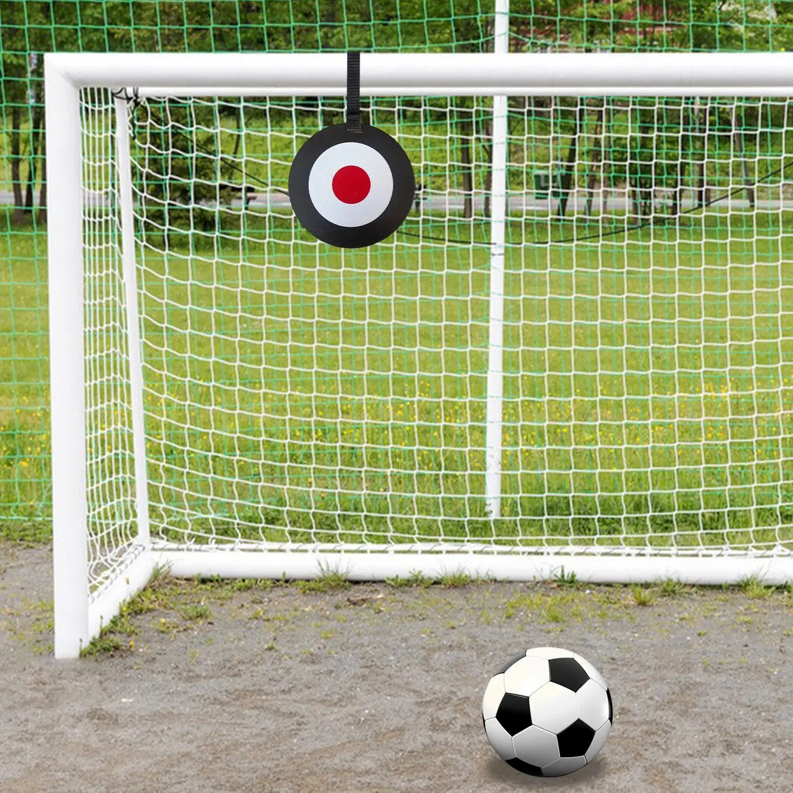 Équipement d'entraînement de cible de but de football, fixation de pratique dans le jardin réglable