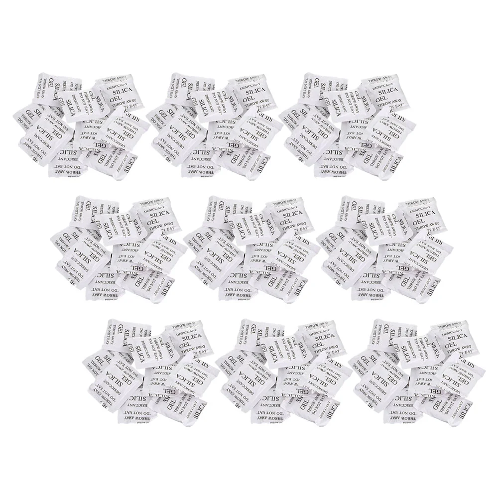 100 Pcs Wardrobe Hygroscopic Agent Silica Gel Desiccant Powder Moisture Absorber Bags