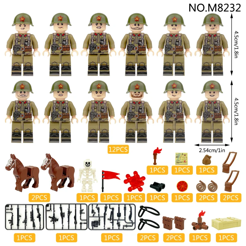 Bloques de Construcción para Niños, Mini Figuras, Muñecos Humanoides, Personajes de Dibujos Animados, Regalo de Cumpleaños, Juego Educativo para Niños