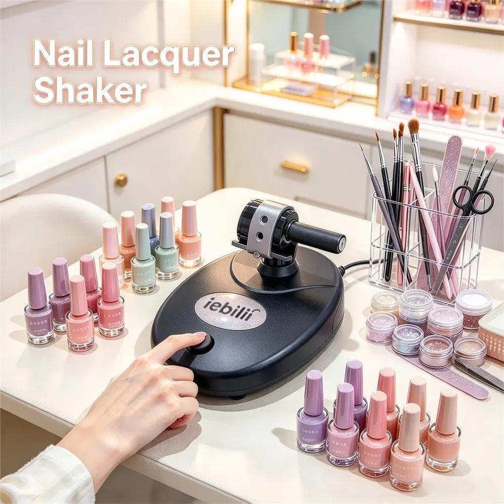 Electric Nail Polish Shaker Ink Paint Liquid Bottle Shaking Device Tattoo Ink Pigment Shaking Mixer Anti-Caking Shaking Machine