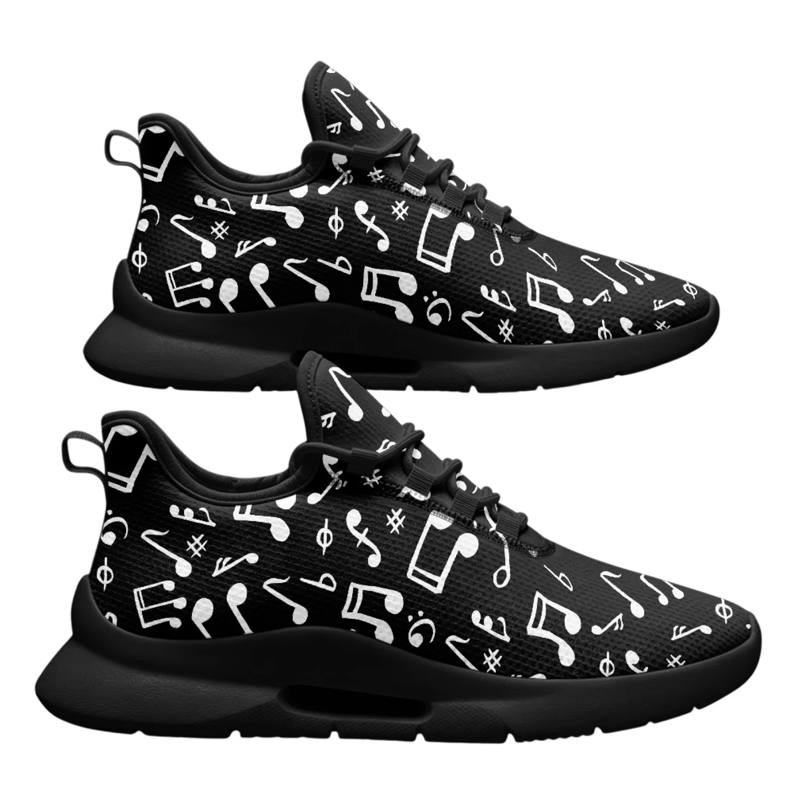 PENSTROLL Musical Note Design Mens Sneakers Mens Athletic Shoes for Male, Lightweight Casual Durable Footwear