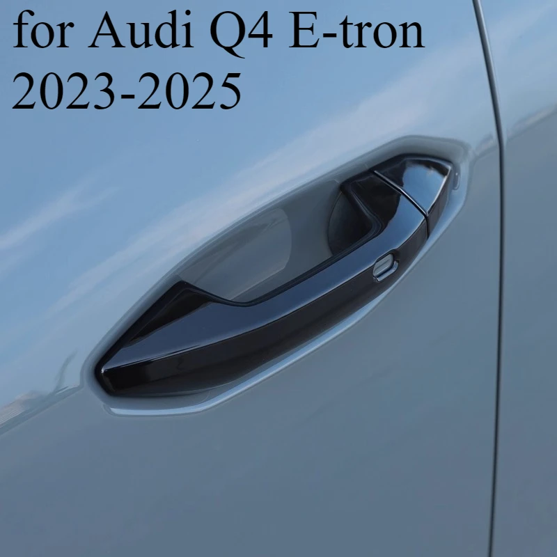 

ABS Piano Black Защитная накладка на дверную ручку для Audi Q4 E-tron 2023-2025