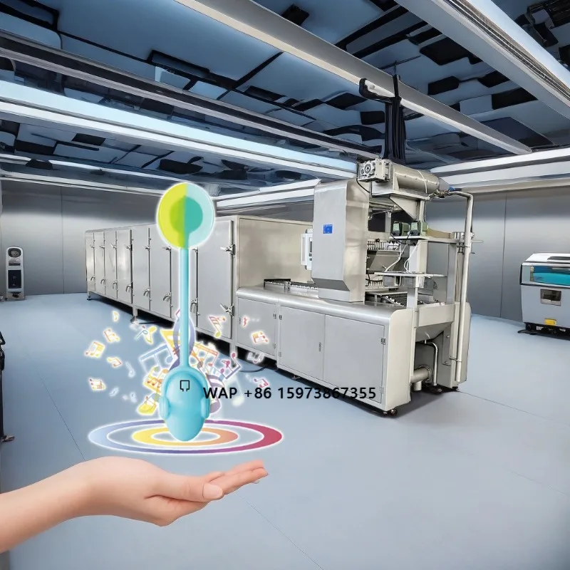 Automatic Lollipop Candy Depositing Production Line Industrial Lollipop Making Machine with Servo Control System