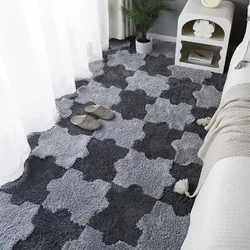 Soft Plush Children's Mat Baby Toys Carpet for Living Room Balcony Non slip Spliceable carpet Patchwork Floor Mats for Bedroom