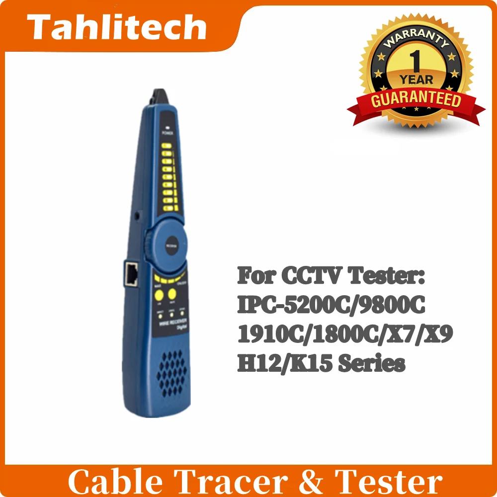 

2025 Hot Cable Tracer for RJ45 Detector Line Finder LAN Network Telephone Wire Tracker Tracer for CCTV Tester camera Monitor