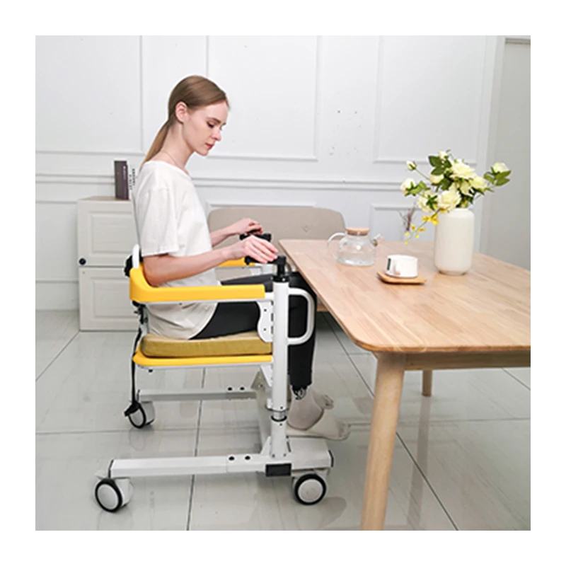 Direct Sale Cheap Price Multifunction Transfer Chair Patient Transfer Chair Transfer Lift Commode Chair