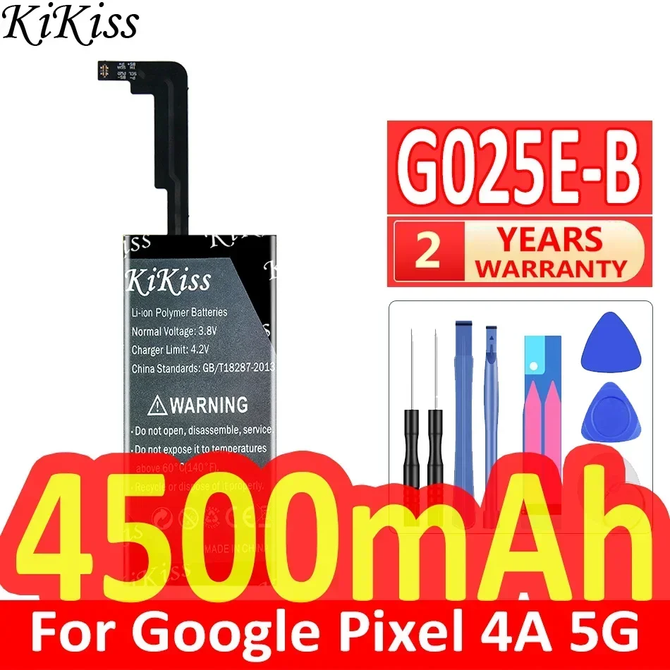 4500mAh KiKiss Powerful Battery G025E-B G025EB For HTC Google Pixel 4A 5G