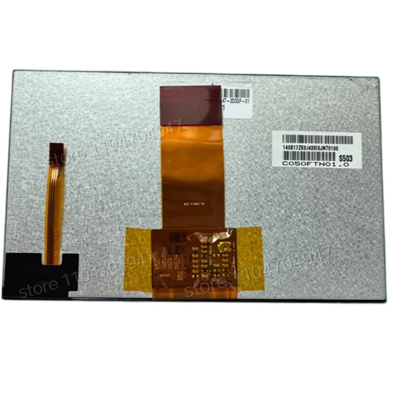 Original 5 Inch LCD Display Screen Panel C050FTN01 C050FTN01.0 C050FTN01.1 - Replacement Monitor for Electronic Devices