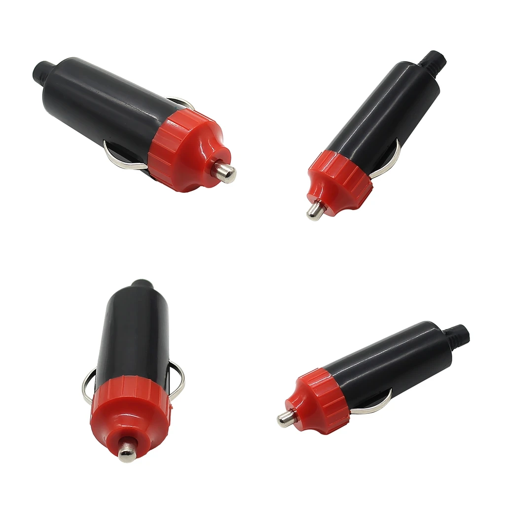 12V Car Vehicle Power Source Male Cigarette Lighter Accessory Plug Adaptor Conector de encendedor de cigarrillos