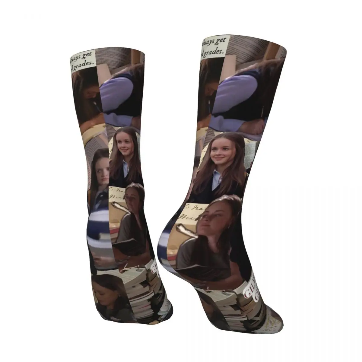 الكبار الرجال الجوارب أنا أحب جيلمور الفتيات التلفزيون الأمريكي روري جيلمور جوارب الخريف جودة الجوارب في الهواء الطلق عدم الانزلاق الجوارب #3