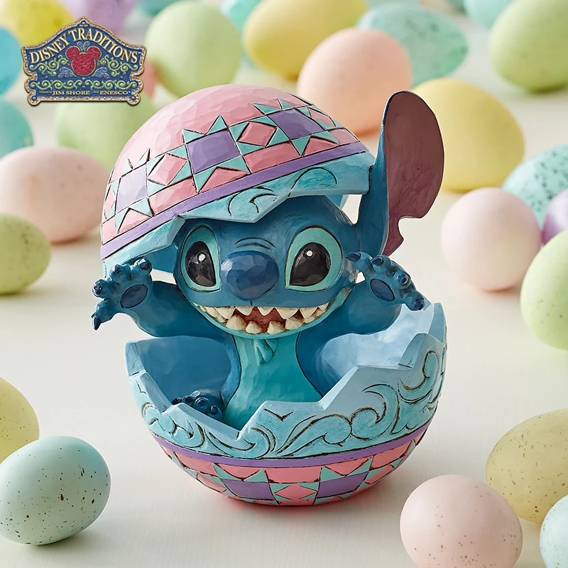 

Stitch Collectible Figure Easter Egg Set Desktop Decoration Gift Anime Themed Toys And Hobbies Action Toy Figures