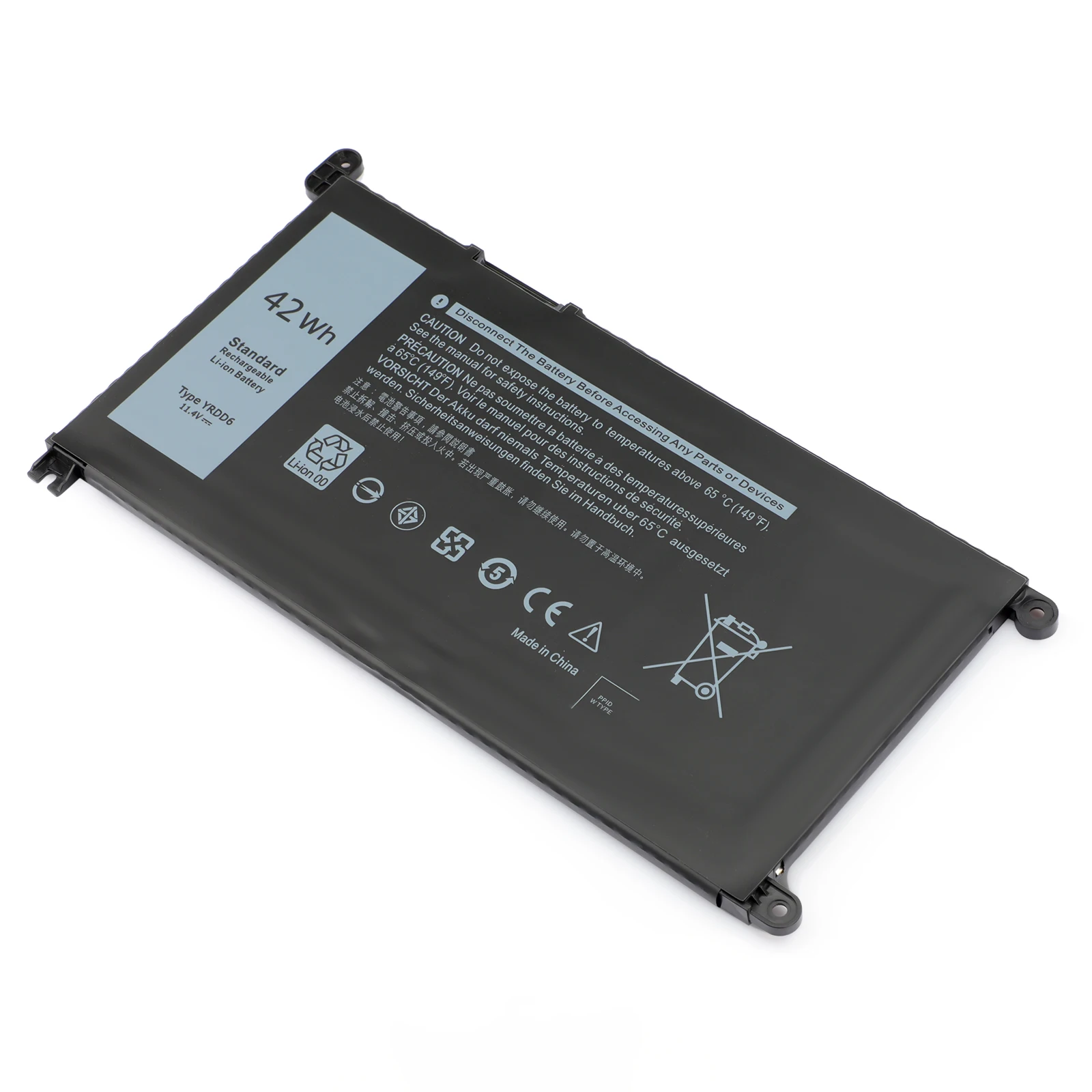 Bateria YOOFAN-WDXOR 42WH, Latitude DELL 3180, 3189, 3390, Vostro 14, 5468, 15, 5568, Inspiron 13, 5379, 17, 5767, 5770, WDX0R