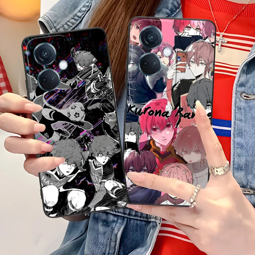 

Blue Lock Ranze Kurona Matte Mobile Phone Case for OPPO Find X9 X8 X7 X6 X5 X3 X2 Plus s Pro Ultra Lite Colorful Printing Cover