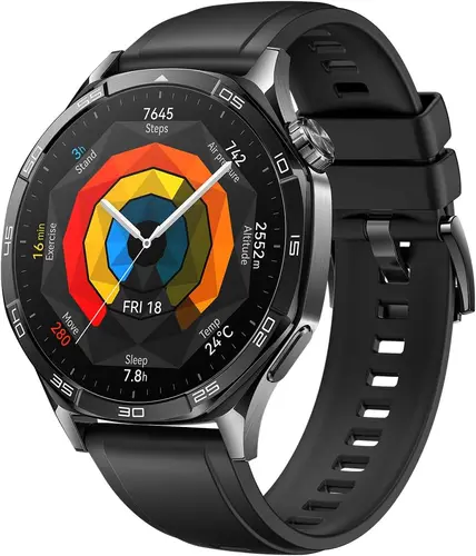 HUAWEI Watch GT 5 46mm スマートウォッチ、最大 14 日間のバッテリー寿命、まったく新しいランニングおよびサイクリング スポーツ スマートウォッチ、シャープエッジデザイン