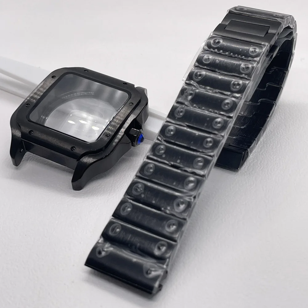 حافظة وسوار سانتوس NH35 مربع 38 ملم لحركة NH35/38/70/72