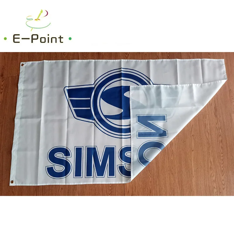 Flag Simson White 2ft*3ft (60*90cm) 3ft*5ft (90*150cm) Size Christmas Decorations for Home Flag Banner Gifts