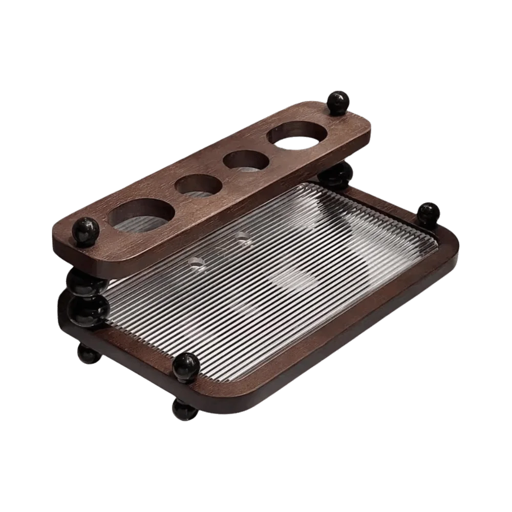 

Компактная функциональная подставка для зубных щеток, винтажная деревянная полка-держатель в форме круговой дуги, компактный подстаканник для зубных щеток