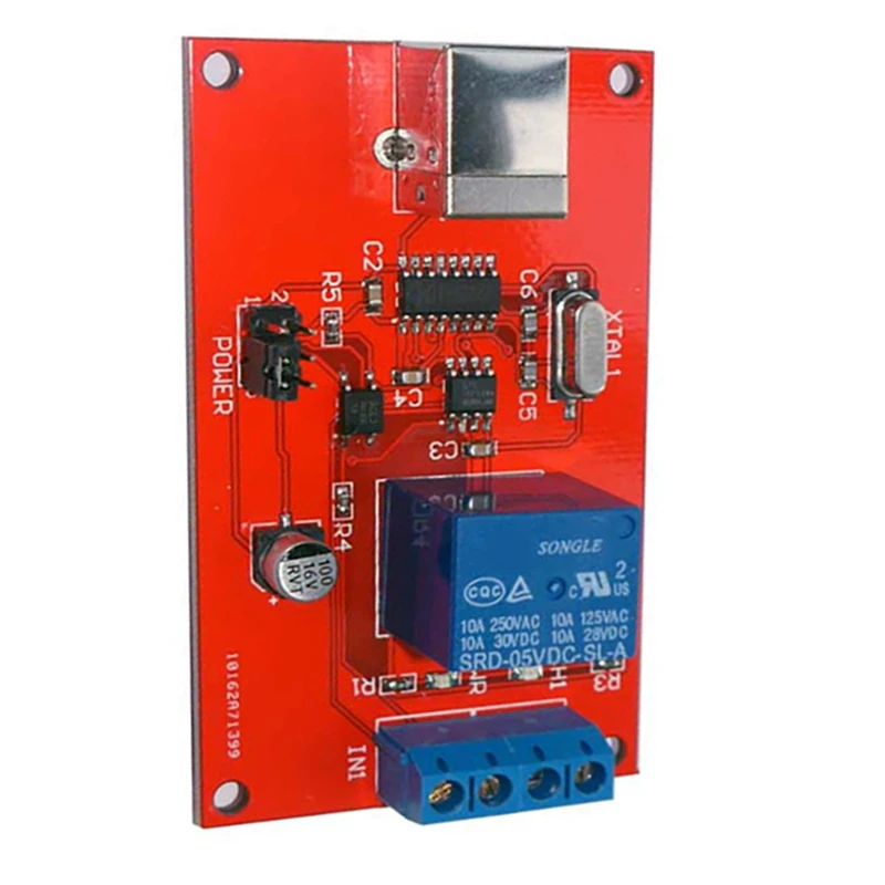 USB Relay Module With 1 Channel Digital Acquisition CH340 Delay Relay