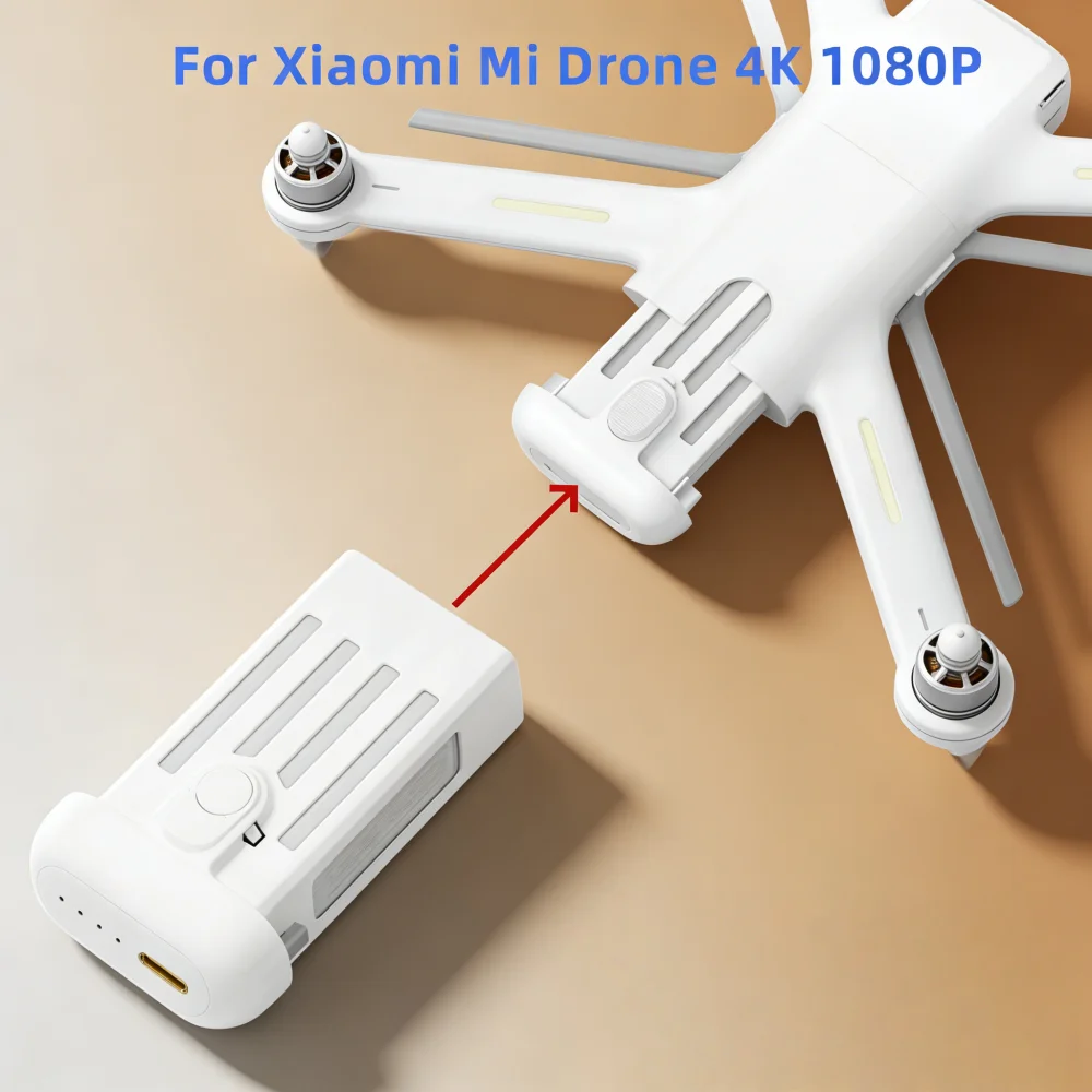 

17.4V 5100mAh FOR Xiaomi Mi Drone 4K 1080P Version RC FPV Quadcopter Spare parts Lipo Battery for Camera Drones Accessories