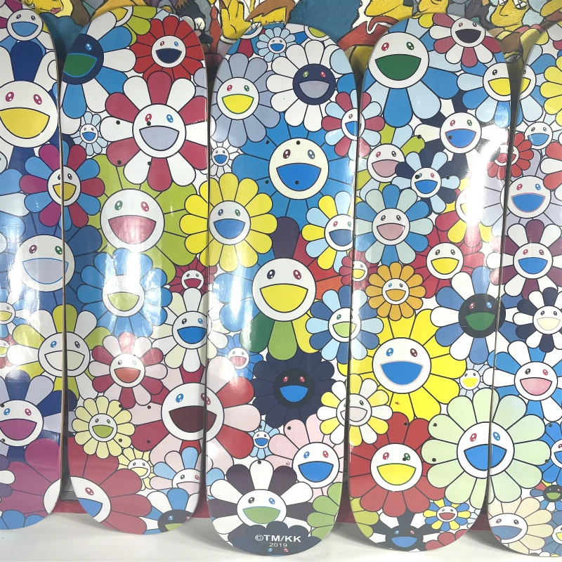 TM/KK Skateboard Deck Modern Canada Maple. Pendant Decoration Five Color Collect Art. Fashion Brand. International Japan Style