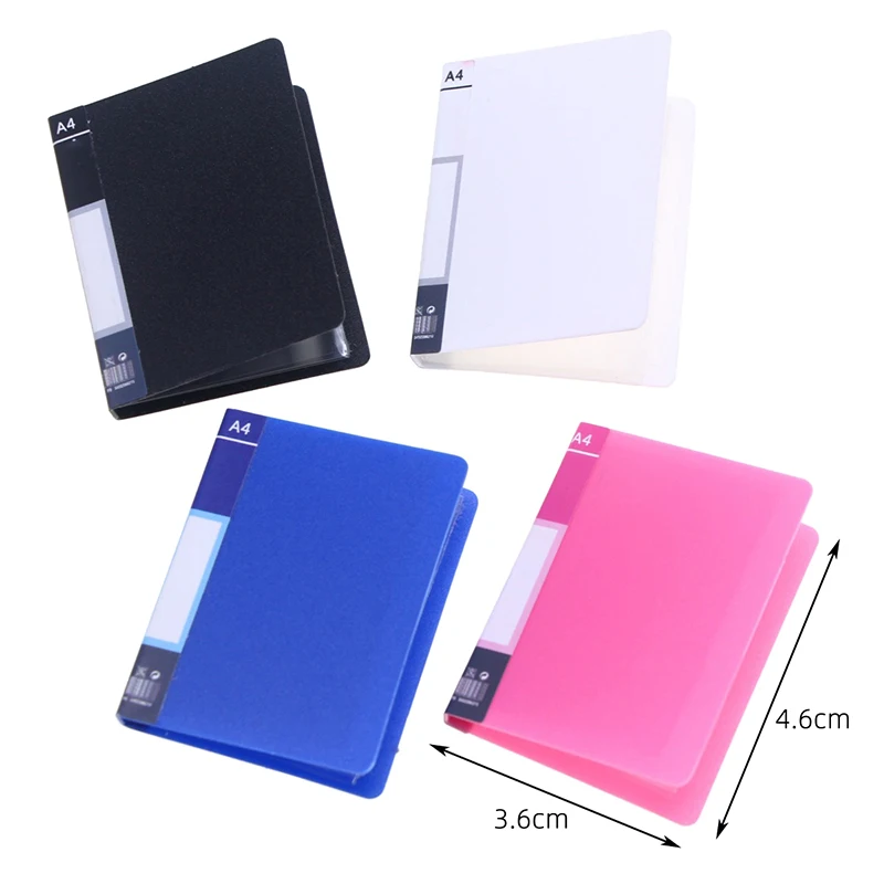 File Book Folder Binder Miniature Simulation Furniture Home Model Decor Toy Doll House Accessories