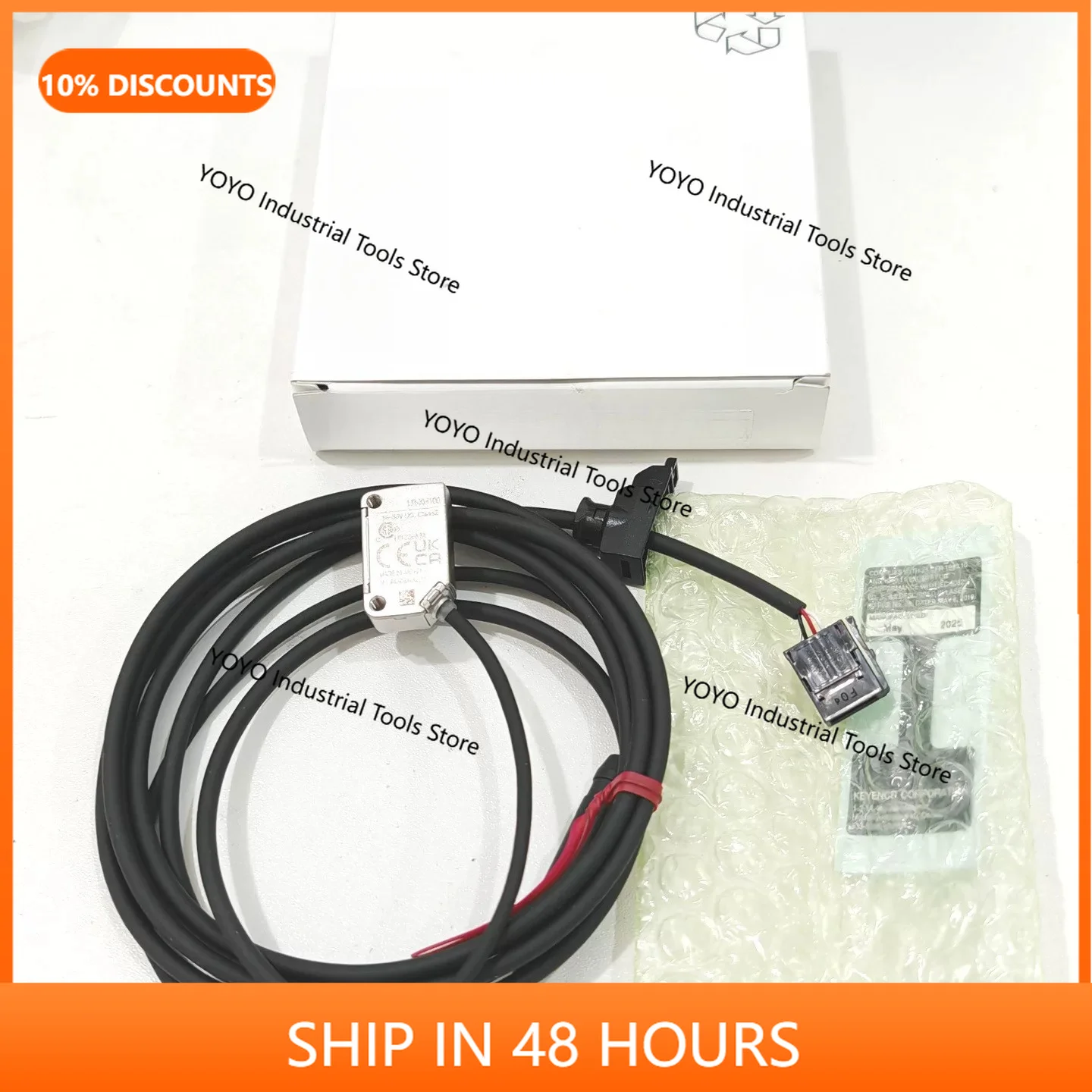 2026 new model Photoelectric Switch Sensor, Raster Light Curtain Accessory Connection Cable, Barcode Scanner