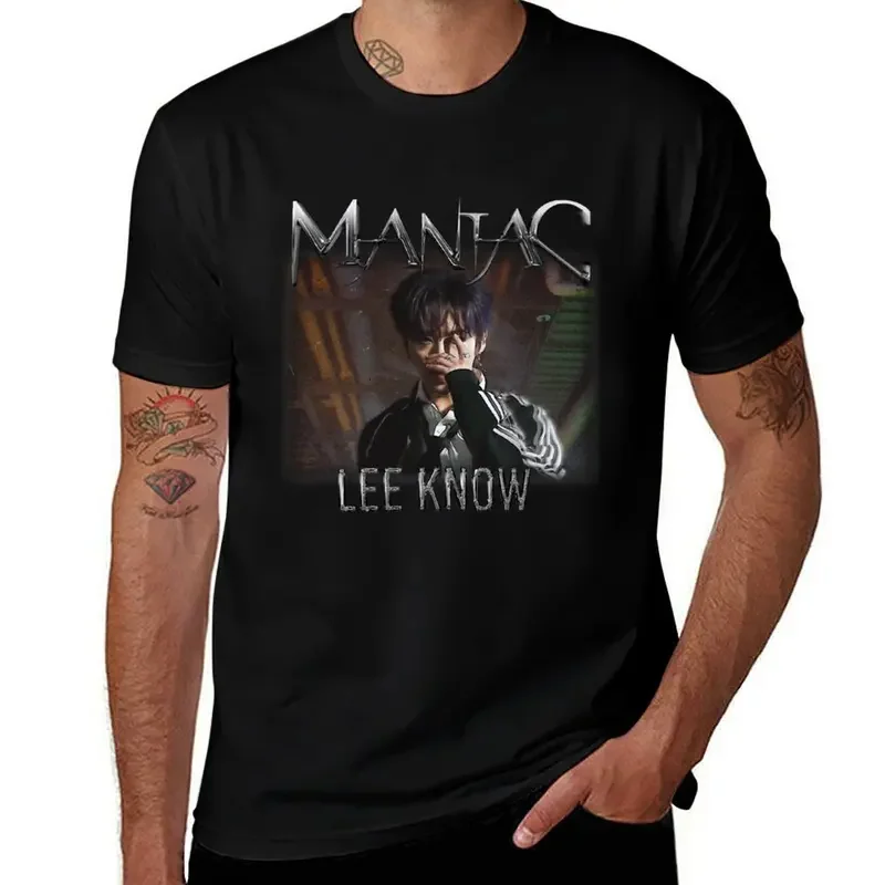 MANIAC SKZ LEE KNOW T-Shirt anime t shirts vintage men clothes