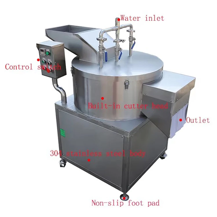 Commercial Fully Automatic Ginger Coconut Peeling Machine Kitchen Yam Tapioca Vegetable Cleaning Peeling Machine