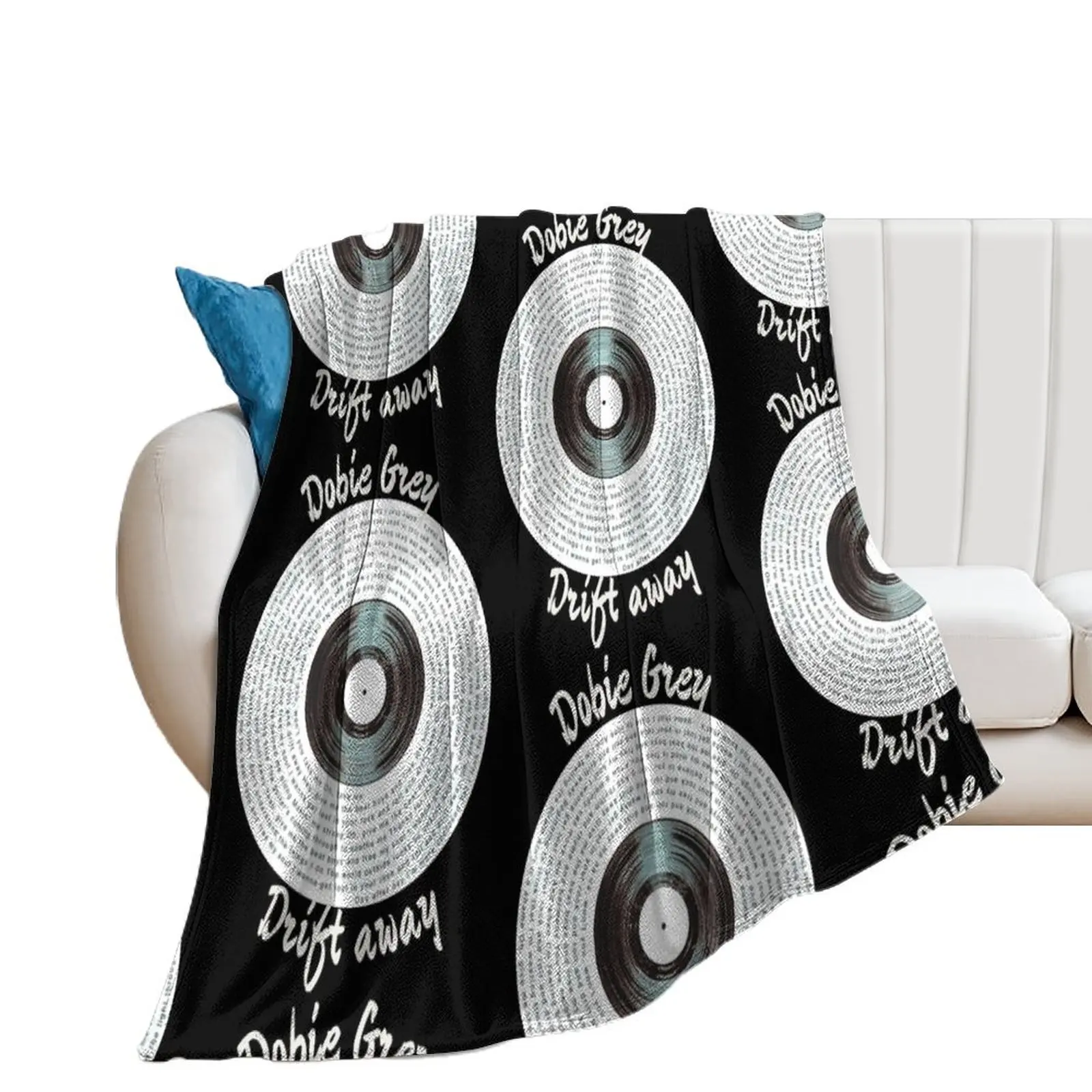 

drift away Dobie Gray, lyric Throw Blanket Summer Camping Travel Blankets