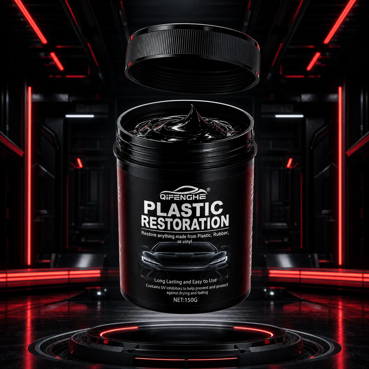 QIFENGHE Черный мягкий воск дл – обзор и цена Trim Restorer Plastic