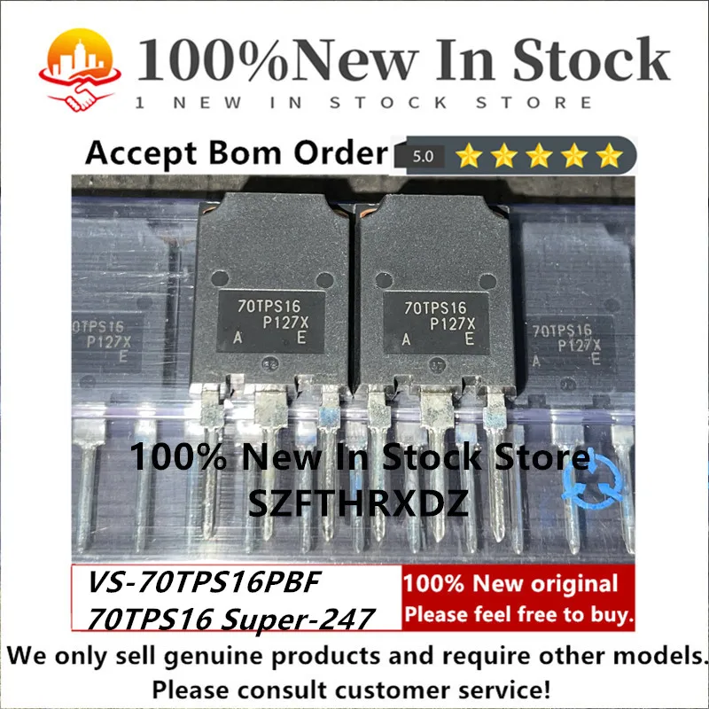 

100% NEW ORIGINAL VS-70TPS16PBF Super-247 70TPS16 TO247 VS-70TPS12PBF TO-247 70TPS12 High Voltage Phase Control Thyristor