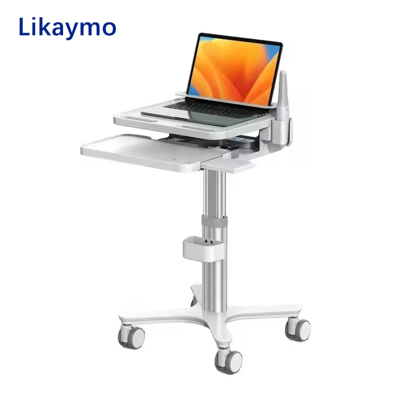 

Likaymo MTO-3 Dental Medical Trolley with Laptop Pallet and Oral Scanner Holder, Dental Clinic Cart for Hospital Beauty Salon