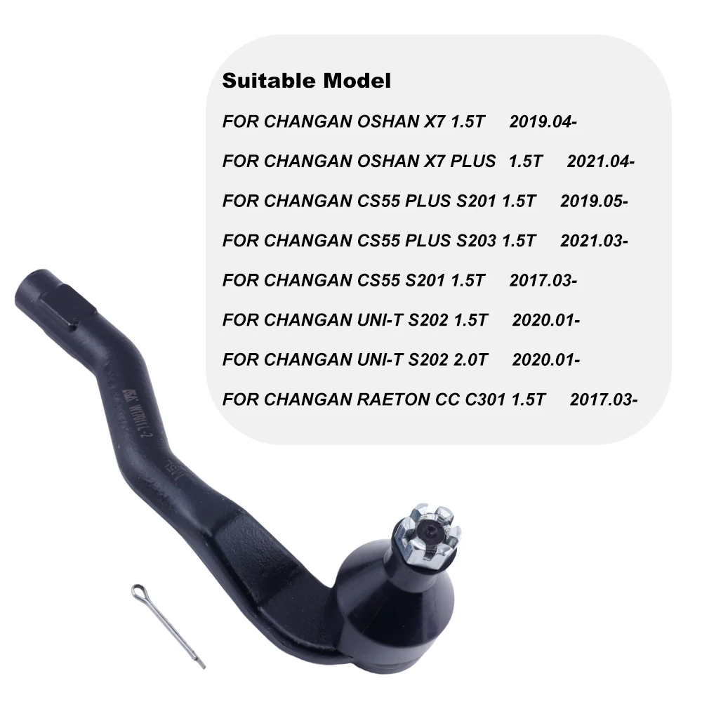 Tie Rod End For CHANGAN RAETON CC CS55 PLUS UNI-T OSHAN X7 1.5T Steering System Outer Ball Joint Car Accessories Left Right