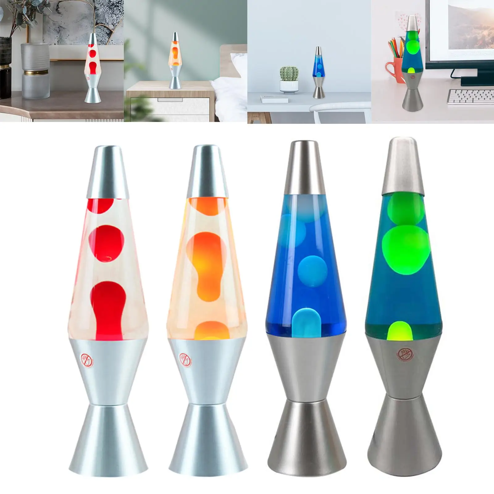 

US Plug Color Changing Lamp Liquid Motion Mood Night Metallic Relaxing & Soft Light for Living Room Home Decor