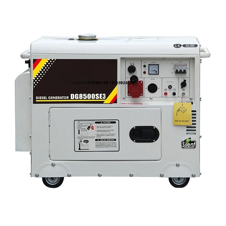 

6.5KW 8KVA Three Phase Silent Air Cooled Generator with Digital Panel