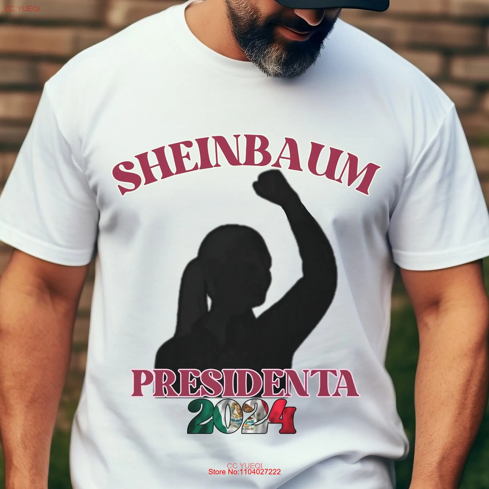 Mexican T shirts AMLOVER Claudia Sheinbaum President of Mexico 2024 Woman long or short sleeves