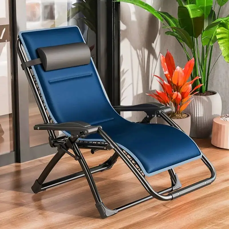 Chaise Lounge plegable relajante, sofá perezoso, balcón, hogar, Chaise Lounge, brazo de relajación, Sillones, muebles de Patio individuales QF50TY