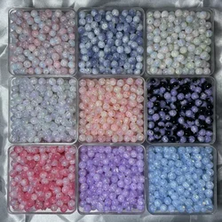 20 Pcs 10mm Glass Beads Beautiful Multicolor Beads Handmade Diy Bracelet Necklace Bracelet Jewelry Handmade Beads Accessories