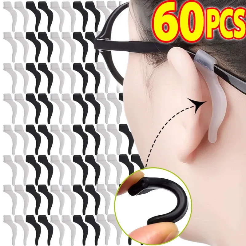 

Soft Silicone Ear Hook Anti-slip Glasses Leg Grip Anti-fall Holder Ear Sleeve Bracket Fastener Transparent Eyewear Accessories