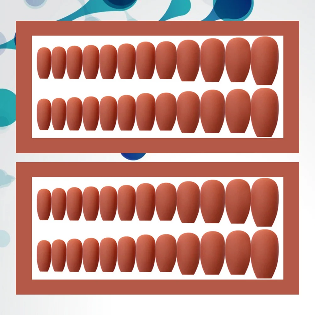 24 قطعة الباليه الأظافر فو التدرج بريق أظافر صناعية نصائح الطبيعية صالح مانيكير اكسسوارات حفل زفاف حفلة موسيقية الأظافر المزيفة #1