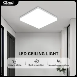 Luz de techo LED cuadrada 85-265v Panel de luz de ahorro de energía para interiores Blanco frío Blanco cálido 48W36W24W18W Lustre de iluminación interior