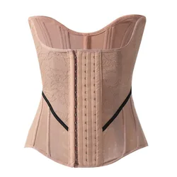 Waist Trainer Corset for Women 23 Spiral Steel Boned Underbust Corsets and Bustiers Cinchers Workout Body Shaper Short Torso