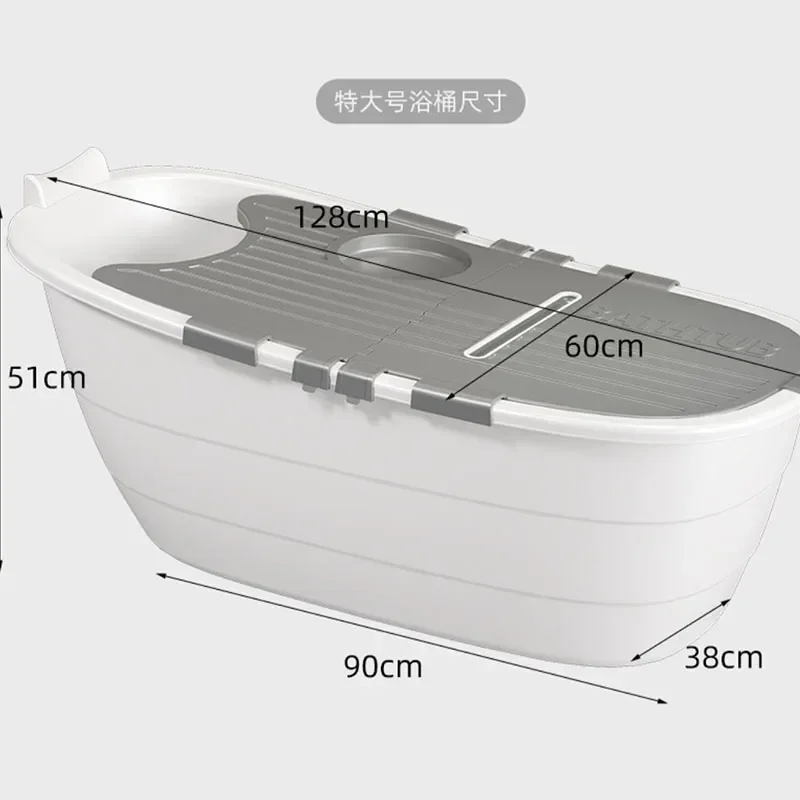 Pliable Outdoor Bathtub Large Plastic Vintage Collapsible Baby Bathtub Untan Tub Wanna Skladana Dla Doroslych Bathtub Accesoires