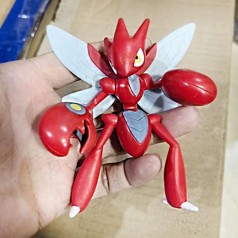 

Pokemon Wct Movable Figures Scizor Action Figures Model Toy Collectible Desktop Ornaments Children's Gifts